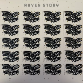 Raven Story Forever First Class Postage Stamps