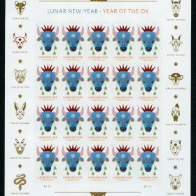 Year of the Ox Stamp Celebrates Lunar New Year Forever First Class Postage Stamps