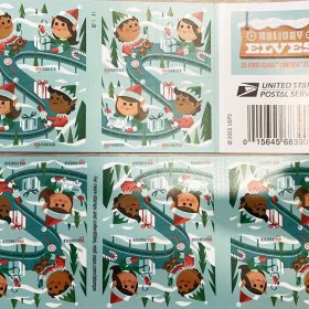 USPS Holiday Elves Forever Postage Stamps