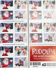 USPS First Class Forever Stamps – Rudolph the Red-Nosed Reindeer - Image 2