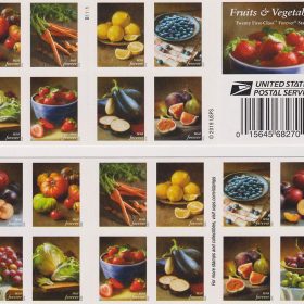 Fruit of vegetables Forever First Class Postage Stamps