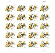 Love Flourishes Forever First Class Postage Stamps
