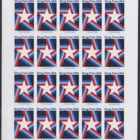 Drug Free Forever First Class Postage Stamps