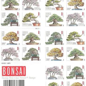 USPS Bonsai Tree Forever First Class Postage Stamps