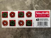 USPS Holiday Wreath Forever First Class Postage Stamps - Image 2