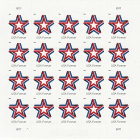 Star Ribbon Forever First Class Postage Stamps