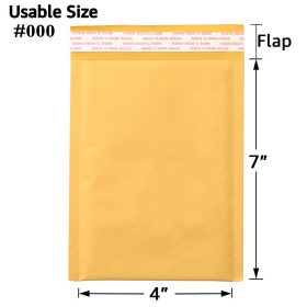 Kraft Bubble Mailers, Yellow Padded Envelope