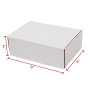 50 Pack 6x4x3 inch Corrugated Box Mailers- White Cardboard Shipping Box Corrugated Box Mailer Shipping Box for Mailer RT - Image 18