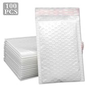 25/50/100Pc Any Size Bubble Lined Padded Envelopes Poly Mailers Self-Sealing - Image 9