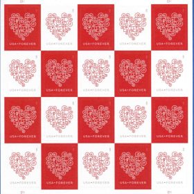 Red White Forever First Class Postage Stamps